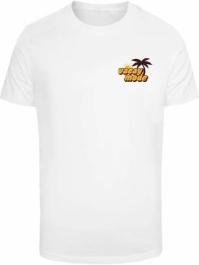 Mister Tee Tričko 'Vacay Mode'  žltá / čierna / biela