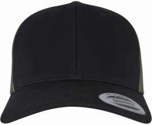 Flexfit Čiapka  tmavozelená / čierna