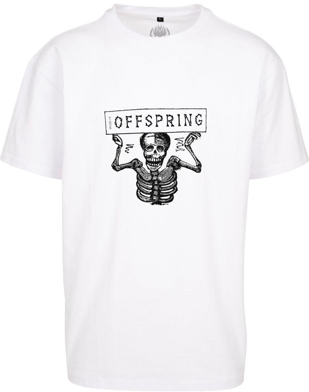Merchcode Tričko 'Offspring Canadian Tour'  čierna / biela