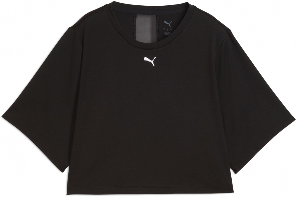 PUMA Funkčné tričko 'Cloudspun'  čierna / biela
