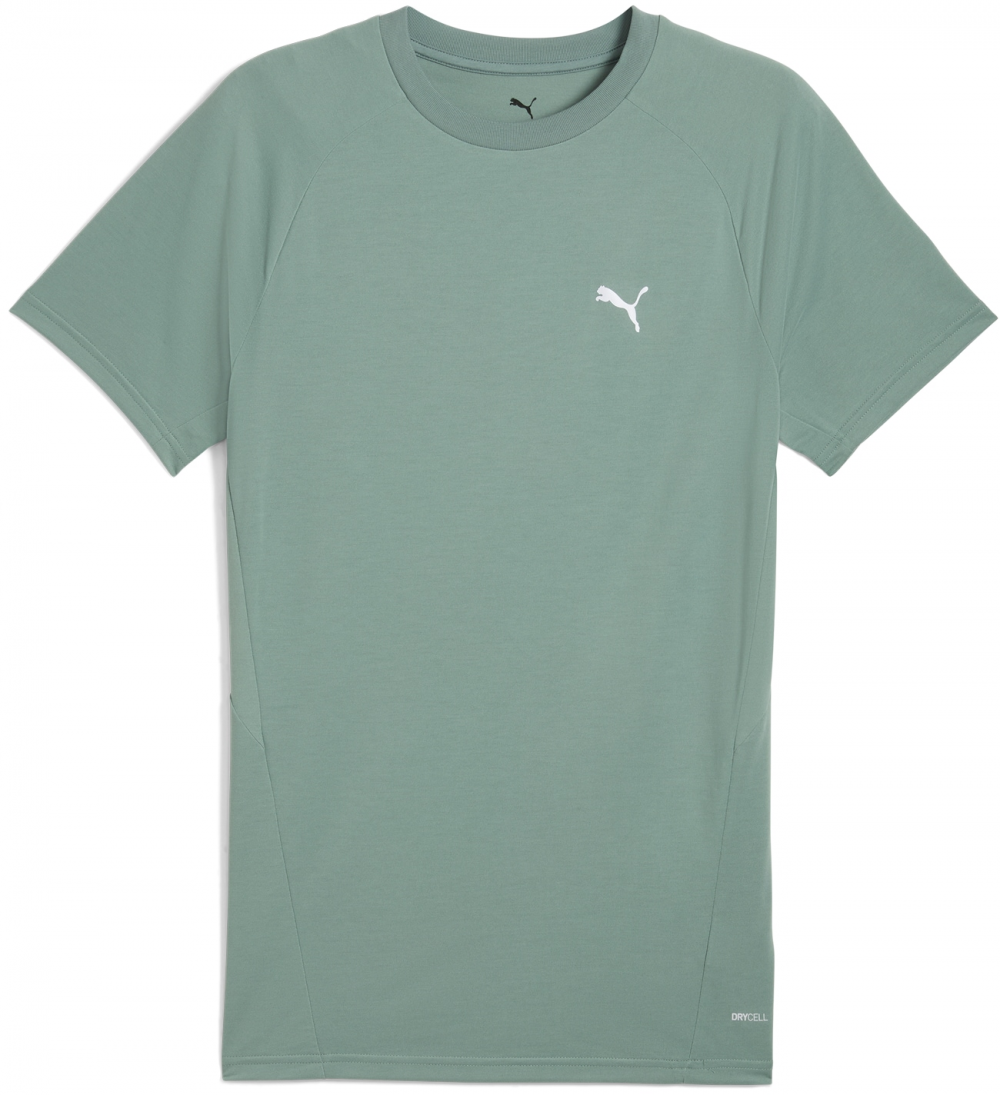 PUMA Funkčné tričko 'EVOSTRIPE'  pastelovo zelená