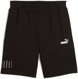 PUMA Športové nohavice  čierna / biela