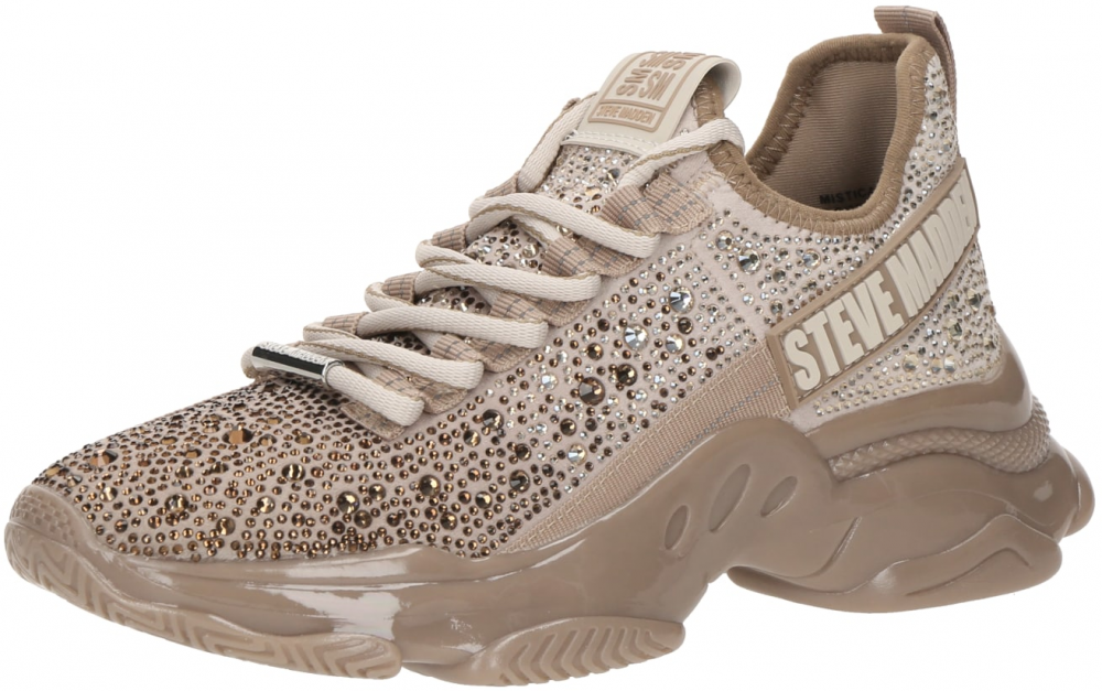 STEVE MADDEN Nízke tenisky 'Mistica'  béžová / bronzová / biela