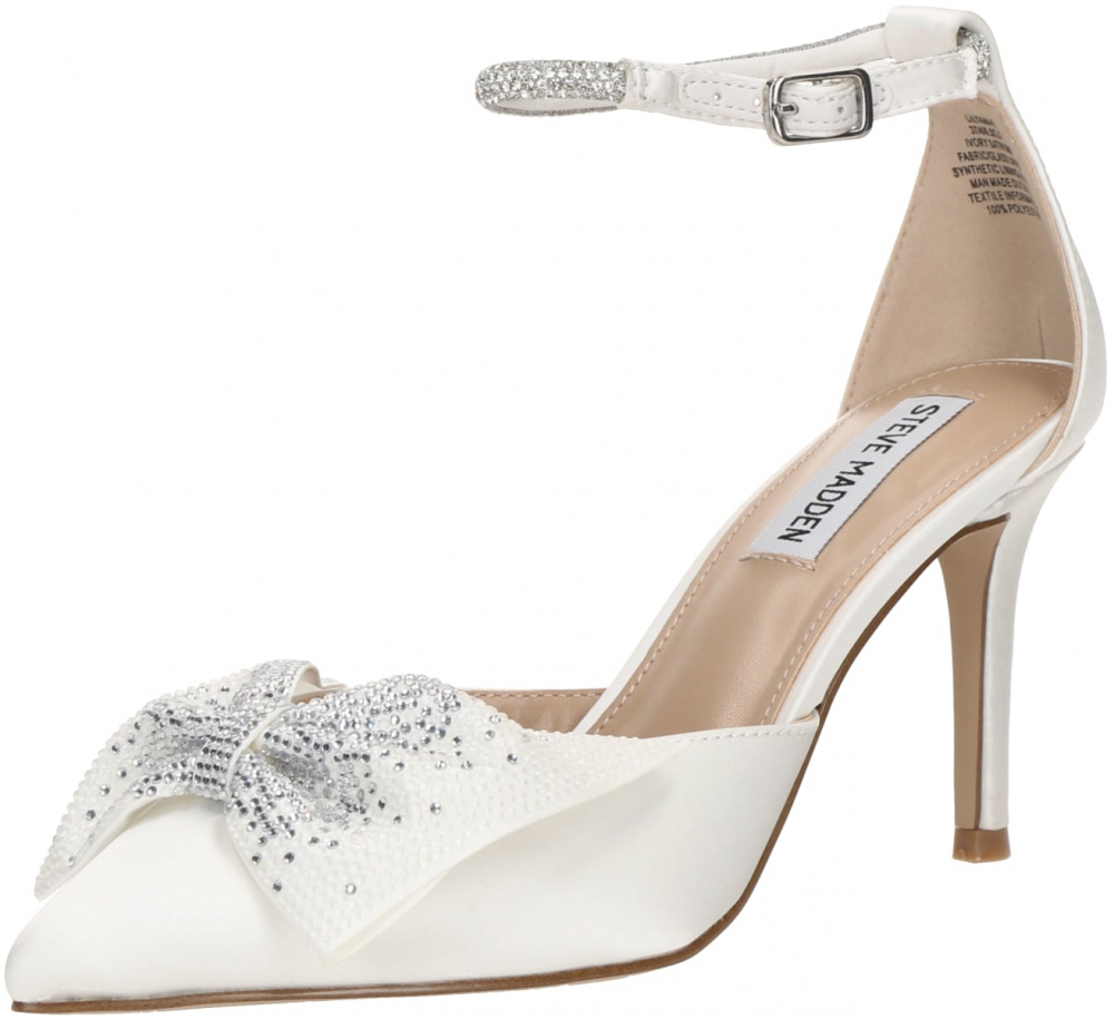 STEVE MADDEN Lodičky 'Lilyann'  strieborná / biela