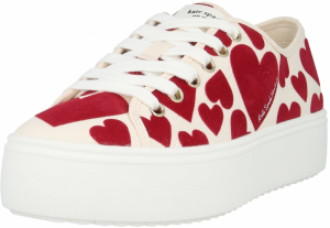 Kate Spade Nízke tenisky  krémová / červená