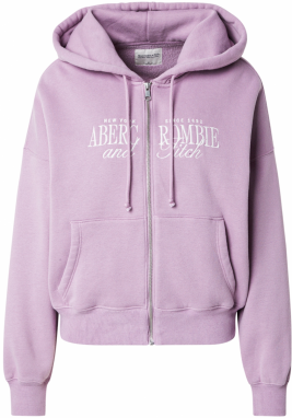 Abercrombie & Fitch Tepláková bunda  orgovánová