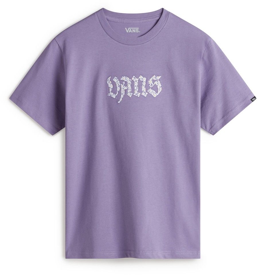 VANS Tričko 'Daisy Break'  tmavofialová / biela
