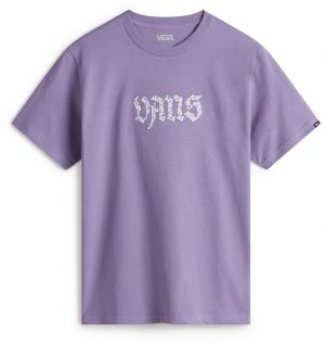 VANS Tričko 'Daisy Break'  tmavofialová / biela