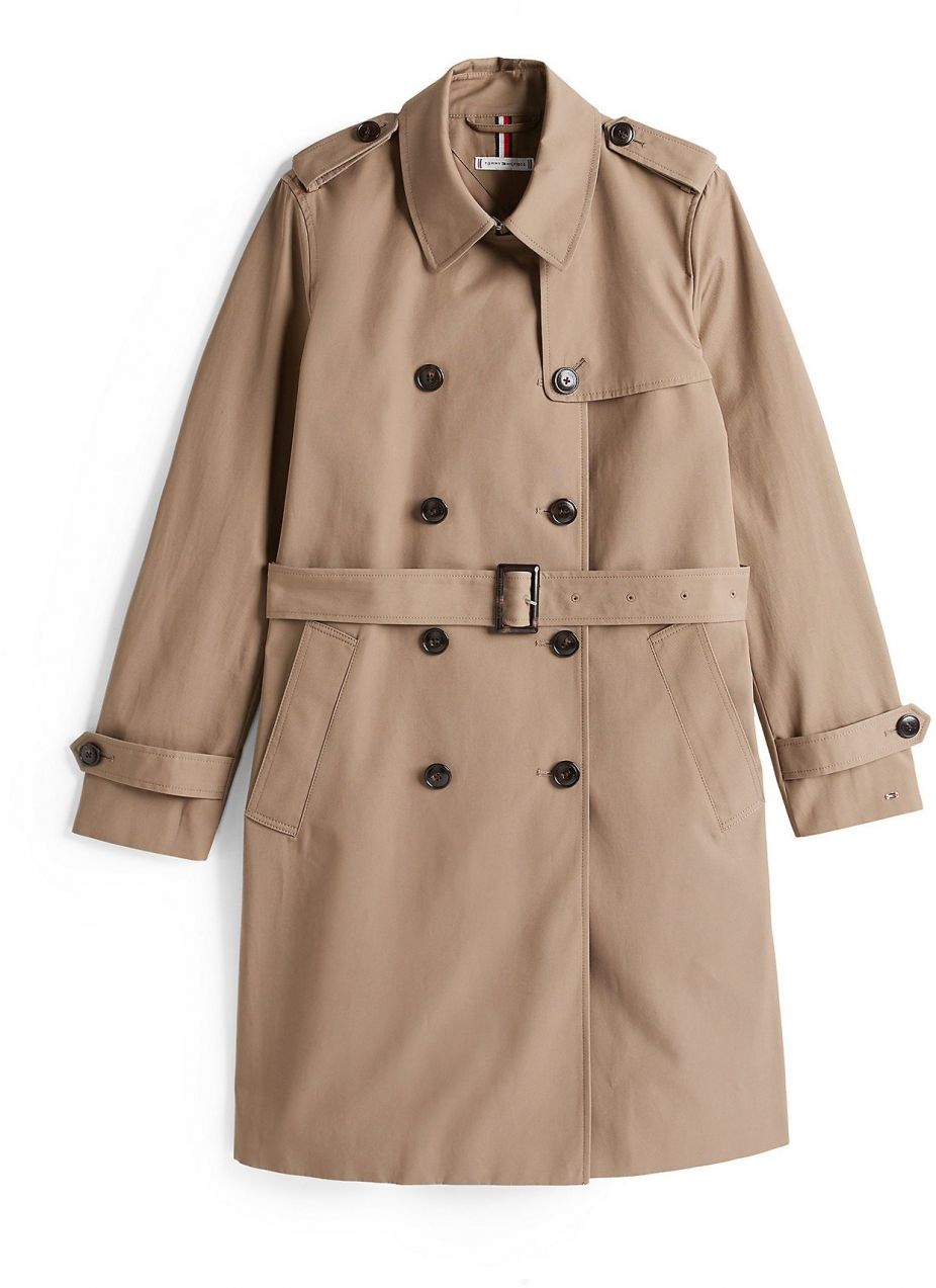 TOMMY HILFIGER Prechodný kabát  hnedá