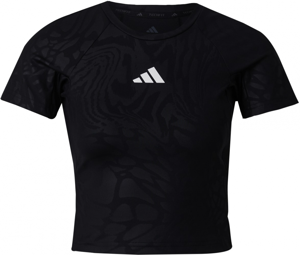 ADIDAS PERFORMANCE Funkčné tričko  čierna / biela