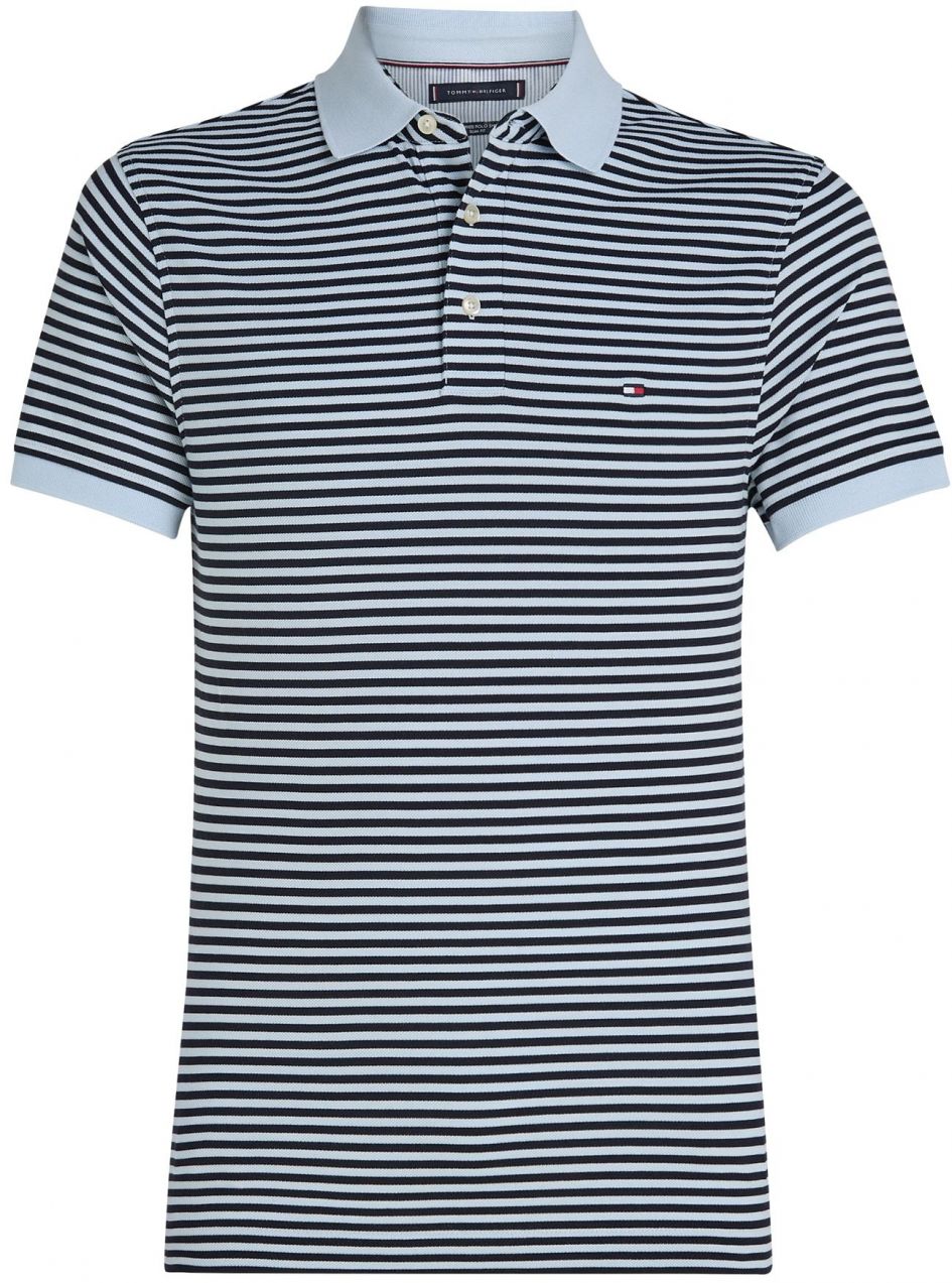 TOMMY HILFIGER Tričko 'Core 1985'  námornícka modrá / biela