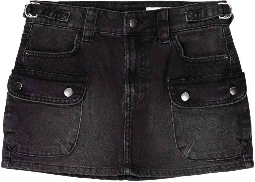Bershka Sukňa  čierny denim