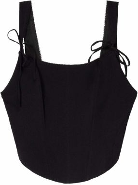 Bershka Top  čierna