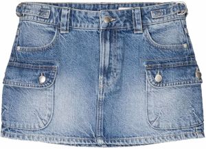 Bershka Sukňa  modrá denim