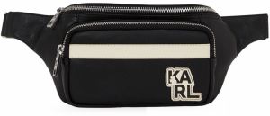 Karl Lagerfeld Ľadvinka 'Athleisure'  čierna / biela