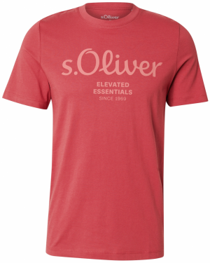 s.Oliver Tričko  červená / pastelovo červená