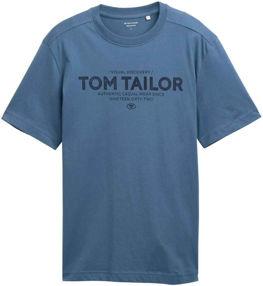 TOM TAILOR Tričko  zafírová / čierna