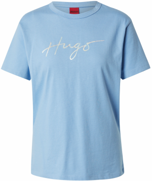 HUGO Tričko 'Damacia_3'  svetlomodrá