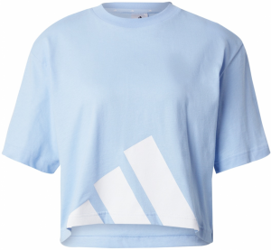 ADIDAS SPORTSWEAR Funkčné tričko 'Essentials'  svetlomodrá / biela