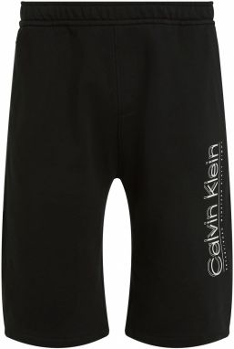 Calvin Klein Big & Tall Nohavice  čierna / šedobiela