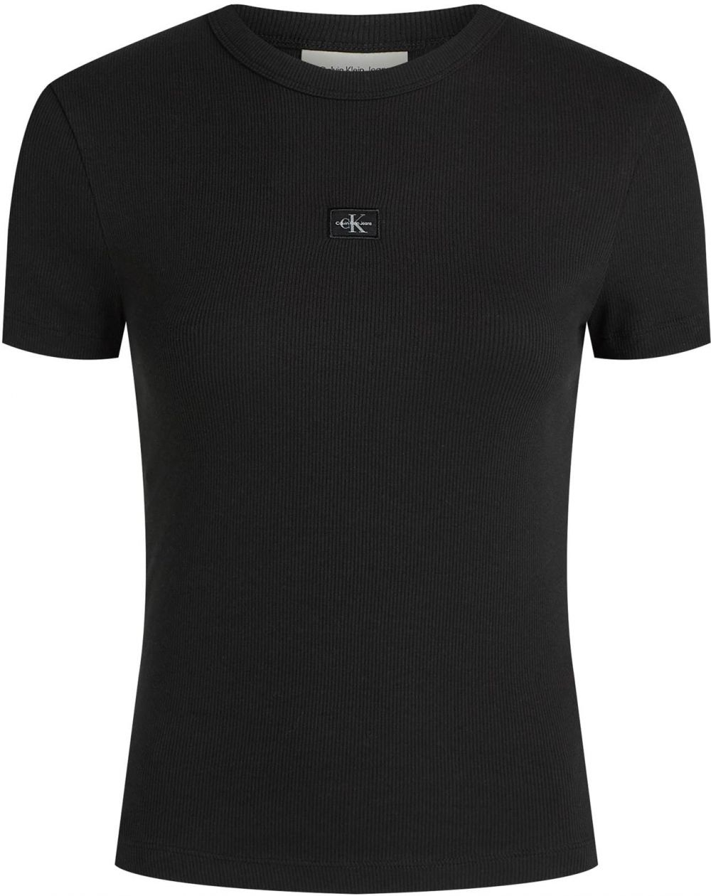 Calvin Klein Jeans Tričko  čierna / biela