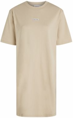 Calvin Klein Jeans Šaty  tmavošedá / čierna / šedobiela