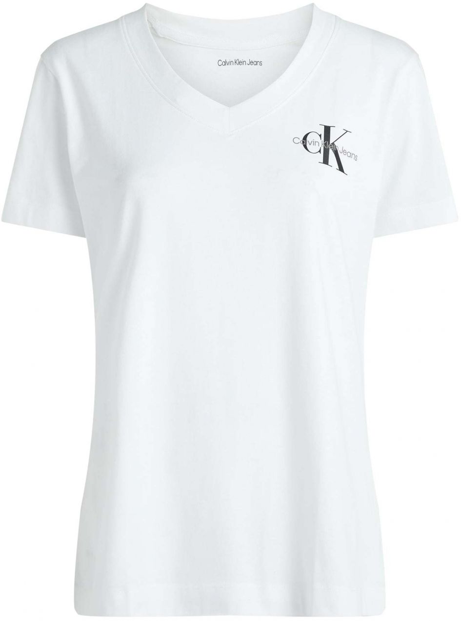 Calvin Klein Jeans Curve Tričko  sivá / čierna / biela
