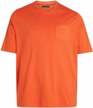Tommy Hilfiger Big & Tall Tričko 'ESSENTIAL'  oranžová