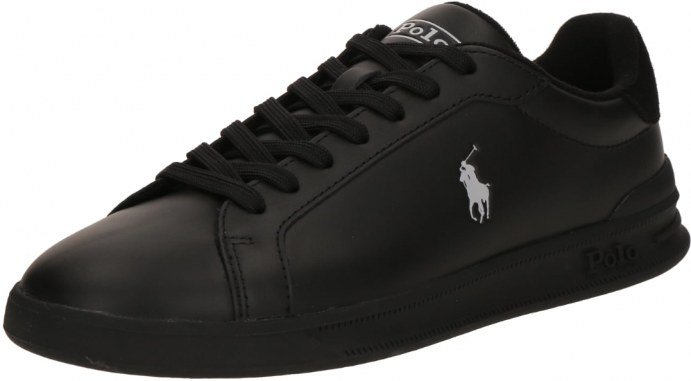 Polo Ralph Lauren Nízke tenisky  čierna melírovaná
