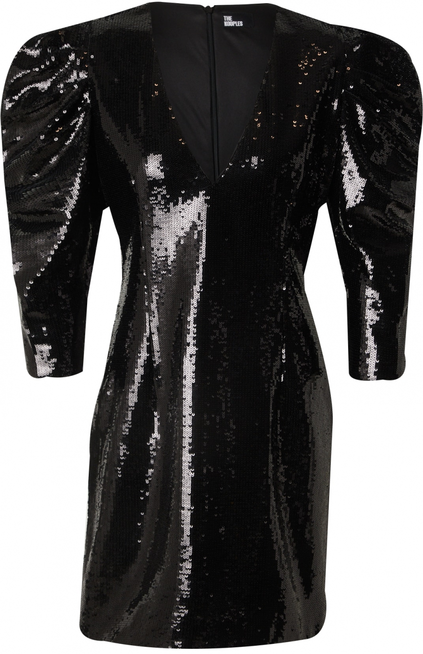 The Kooples Kokteilové šaty  čierna