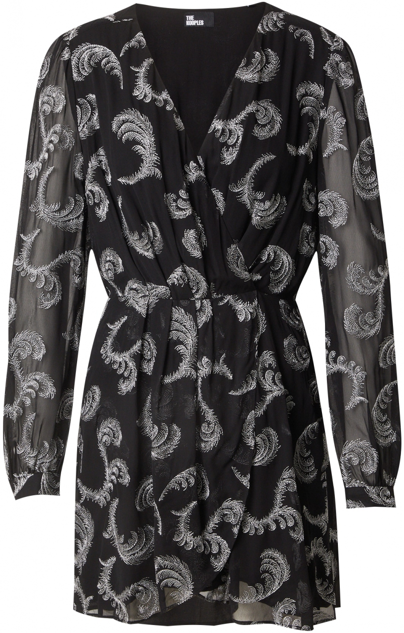 The Kooples Šaty  čierna / strieborná
