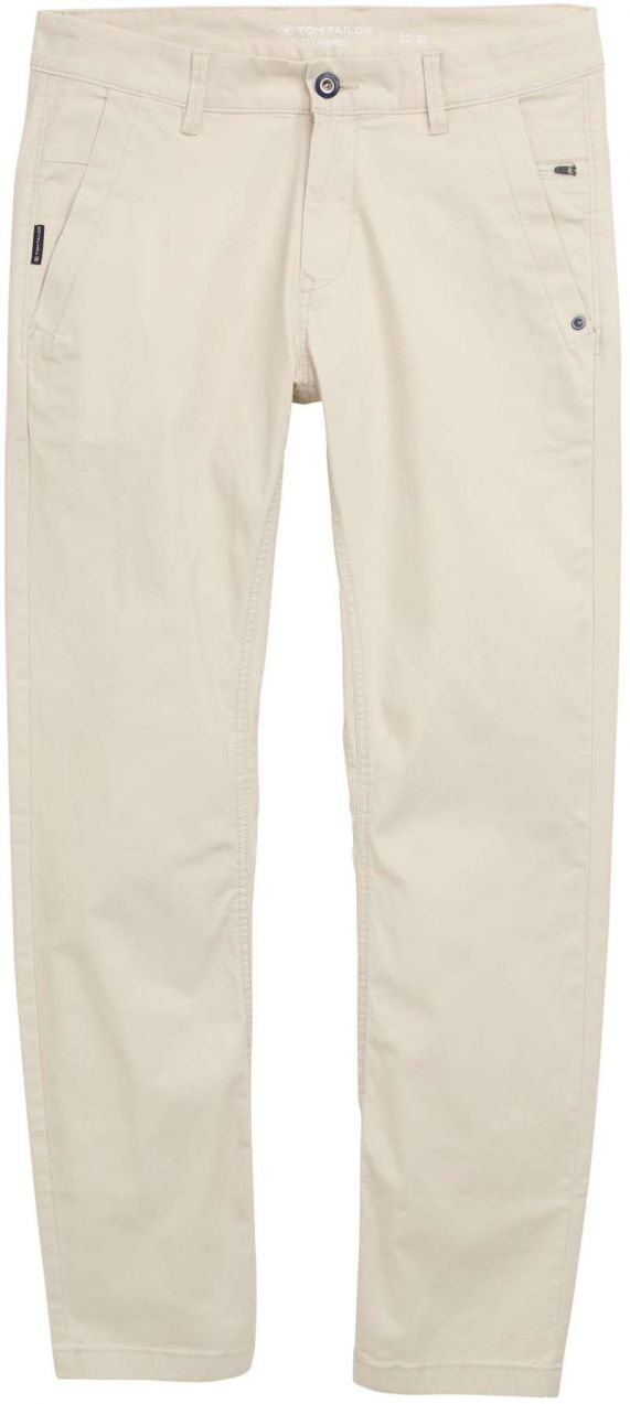 TOM TAILOR Chino nohavice  béžová