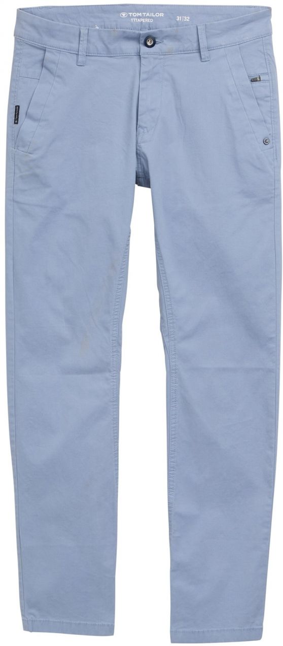 TOM TAILOR Chino nohavice  modrosivá