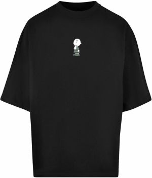 Merchcode Tričko 'Peanuts - Charlie Brown'  hnedá / zelená / čierna / biela