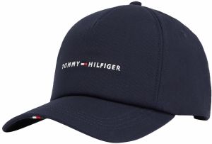 TOMMY HILFIGER Čiapka 'FOUNDATION'  tmavomodrá / červená / biela