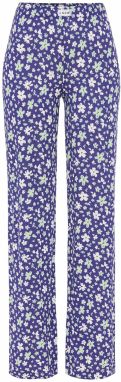 LSCN by LASCANA Pyžamové nohavice  indigo / pastelovo zelená / prírodná biela