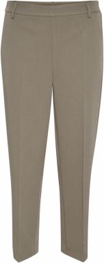 Kaffe Nohavice s pukmi 'Sakura'  sépiová