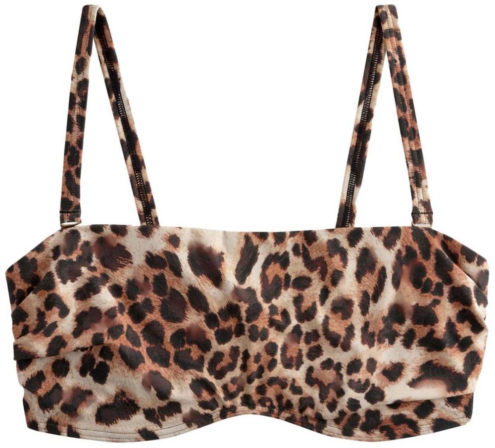 Next Bikinový top  béžová / hnedá / čierna