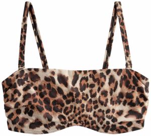 Next Bikinový top  béžová / hnedá / čierna