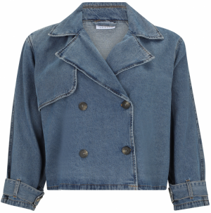 Noisy May Curve Prechodná bunda 'NMARIZONA'  modrá denim