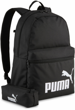 PUMA Batoh 'Phase'  čierna / biela