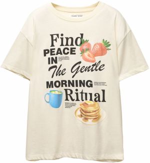 Pull&Bear Tričko  svetlomodrá / medová / tmavošedá / čierna