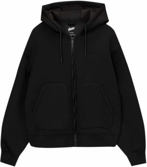 Pull&Bear Tepláková bunda 'STWD'  čierna