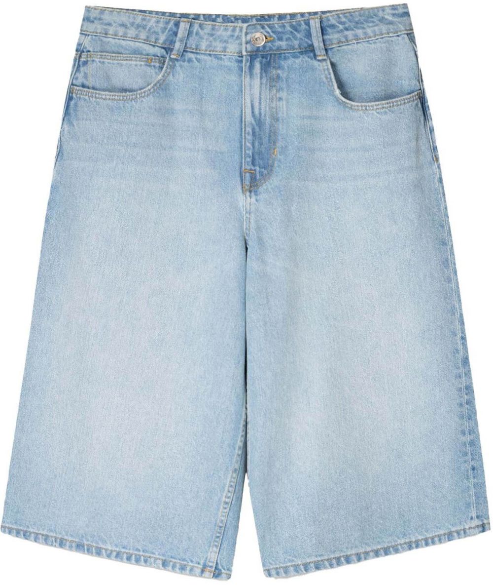Bershka Nohavice  modrá denim