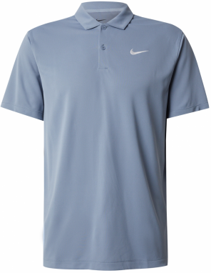 NIKE Funkčné tričko  nebesky modrá / biela