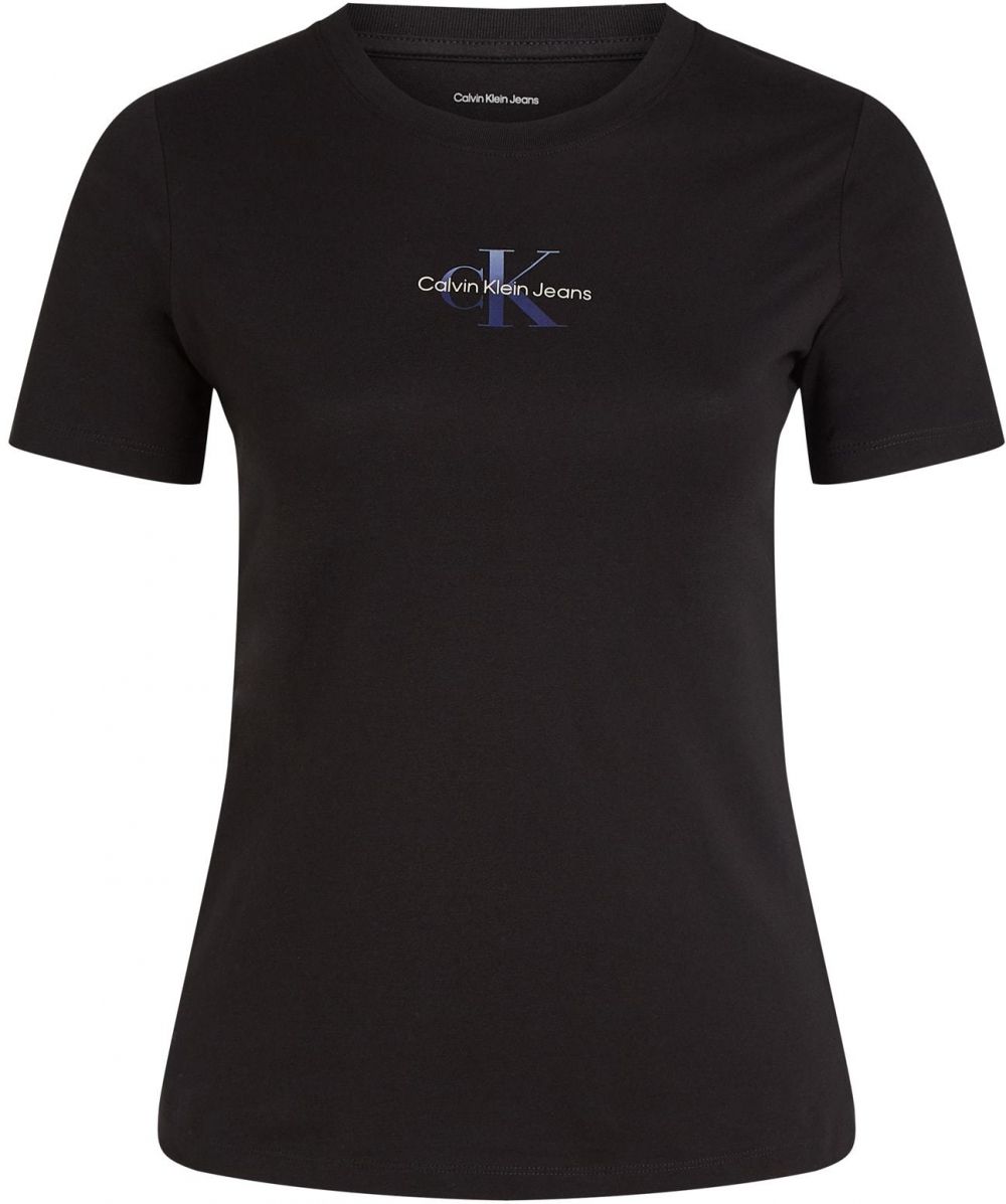 Calvin Klein Jeans Curve Tričko  námornícka modrá / čierna / biela