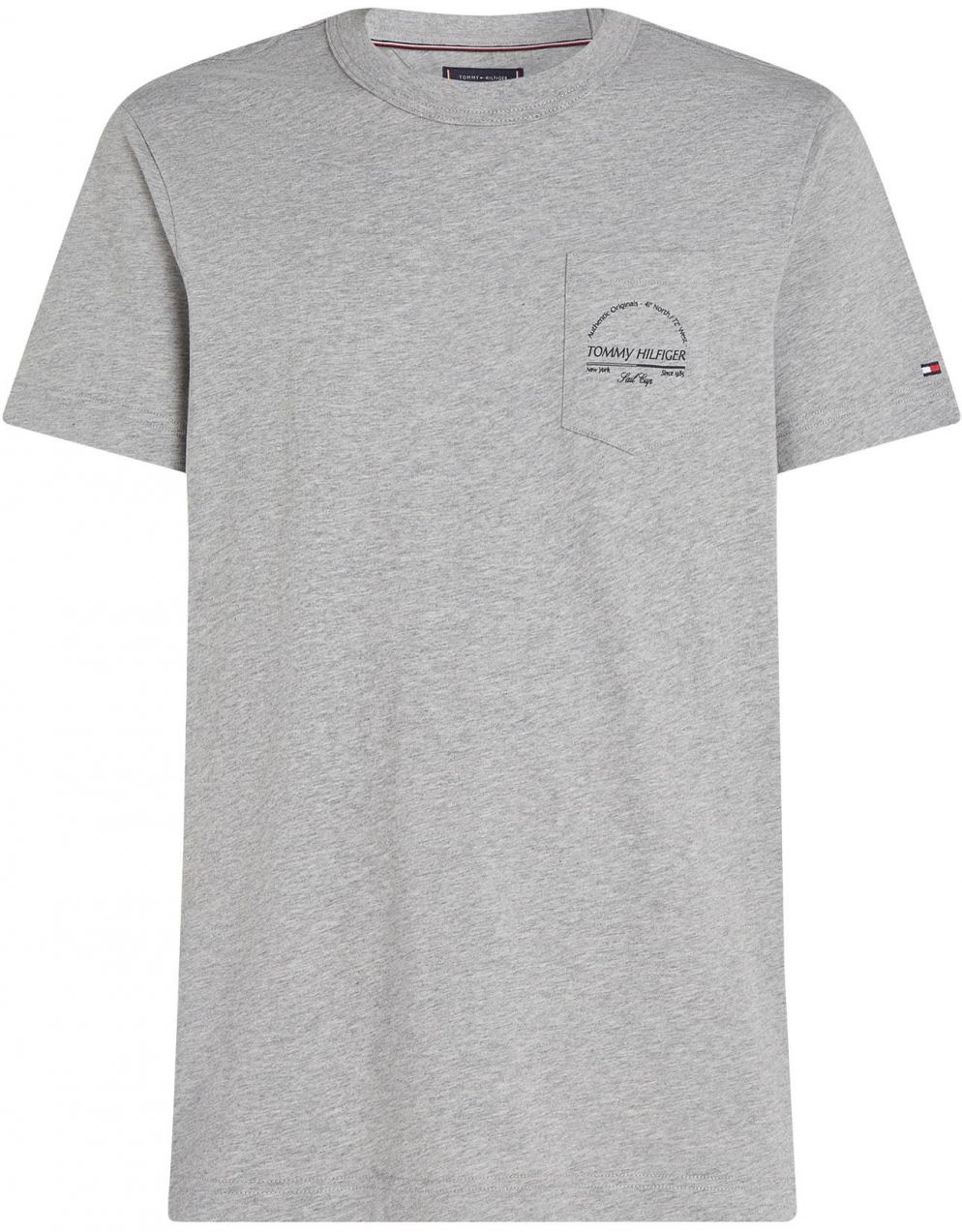TOMMY HILFIGER Tričko  sivá / čierna