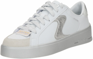 SKECHERS Nízke tenisky 'HILAND - QUITE CHIC'  krémová / strieborná / biela