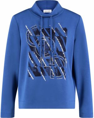 GERRY WEBER Tričko 'Sandy'  kráľovská modrá / čierna