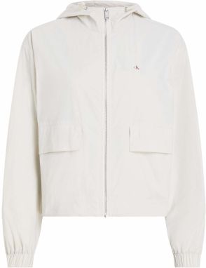 Calvin Klein Jeans Prechodná bunda  biela